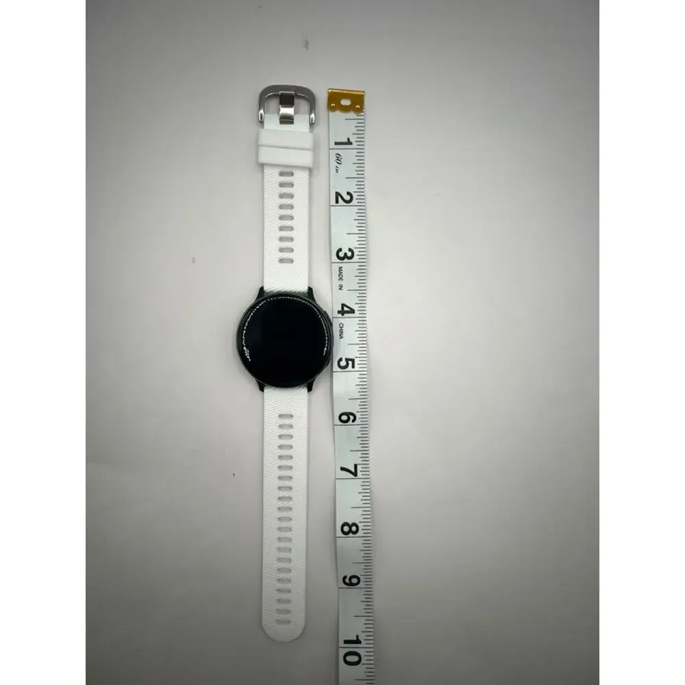 Samsung Galaxy Watch Active2 SM-R820 44mm Smartwatch Dark Blue White Band Tested